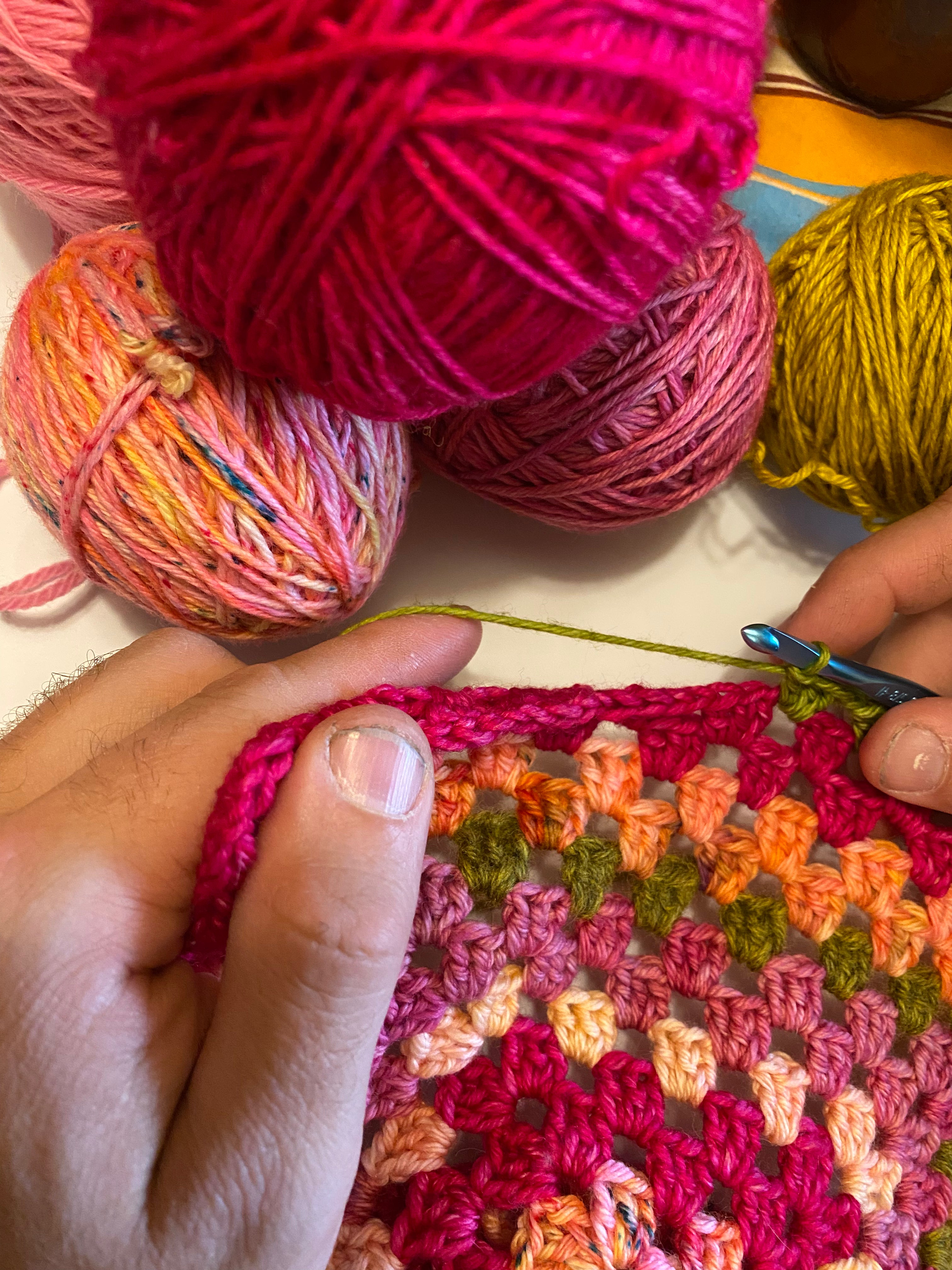 Jan 31 Granny Square Class at WIT Cellars